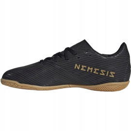 Buty piłkarskie adidas Nemeziz 19.4 In Jr EG3314 czarne czarne 2