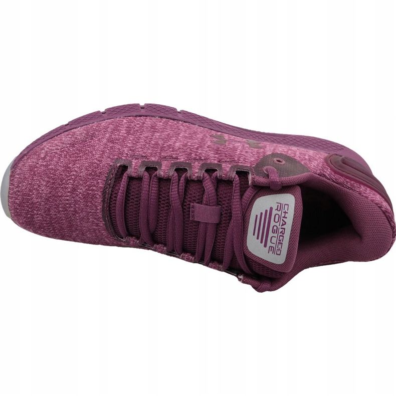 Buty biegowe Under Armour Charged Rogue Twist W 3022686-500 czerwone 2