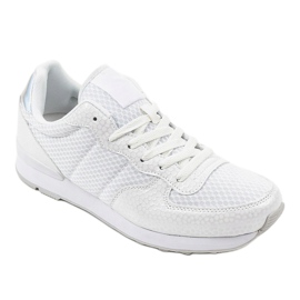 Białe męskie obuwie sportowe 5535A-1 1