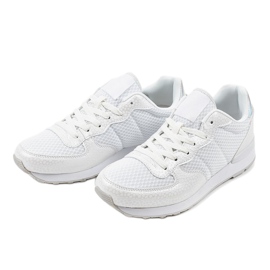Białe męskie obuwie sportowe 5535A-1 2