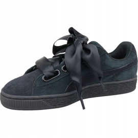 Buty Puma Suede Heart Pebble W 365210-04 czarne wielokolorowe 1