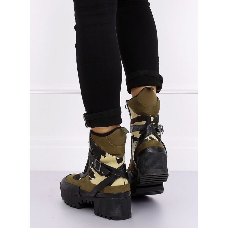 Botki miltarne moro GLV003 Olive zielone 2