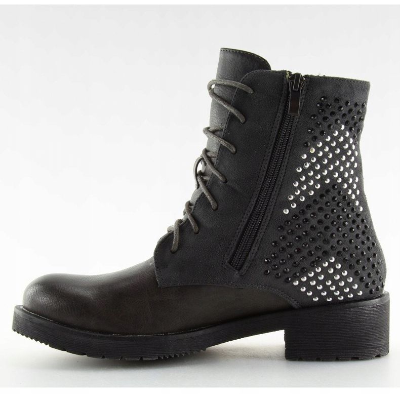 Botki damskie glany szare FC-H65 Grey 1