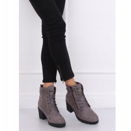 Botki na protektorze szare W358 Grey 1