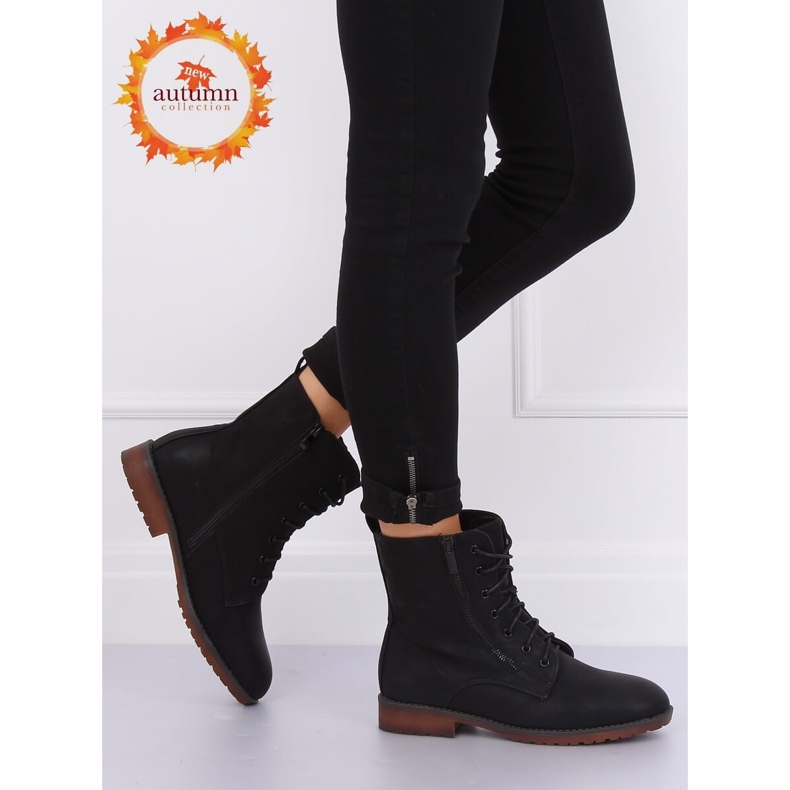 Botki workery czarne W333 Black 1