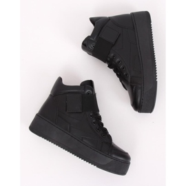 Trampki sneakersy czarne LA55 Black 3