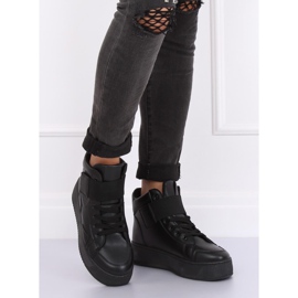 Trampki sneakersy czarne LA55 Black 2