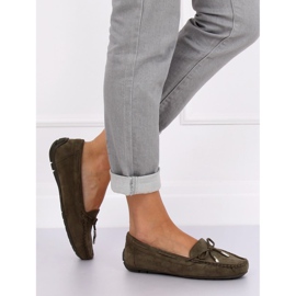 Mokasyny damskie zielone R812 Green 2