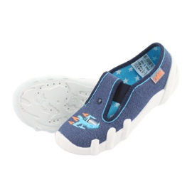 Befado obuwie dziecięce 290X188 niebieskie wielokolorowe 5