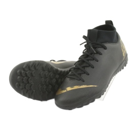 Buty piłkarskie Nike Mercurial SuperflyX 6 Academy Gs Tf Jr AH7344-077 czarne 4