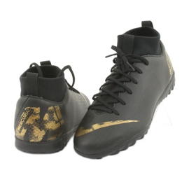 Buty piłkarskie Nike Mercurial SuperflyX 6 Academy Gs Tf Jr AH7344-077 czarne 3