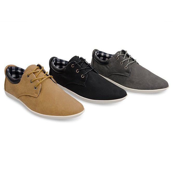 Stylowe Półbuty B01 Czarny czarne 2