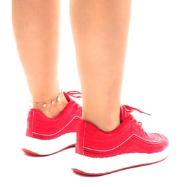 Czerwone obuwie sportowe G-205 3