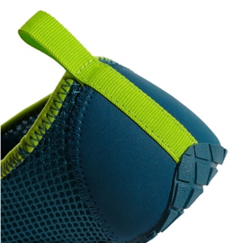 Buty do wody adidas Kurobe K Jr CM7644 zielone niebieskie 8