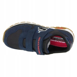 Buty Skechers Throwbax Jr 97360-NVBK granatowe 2
