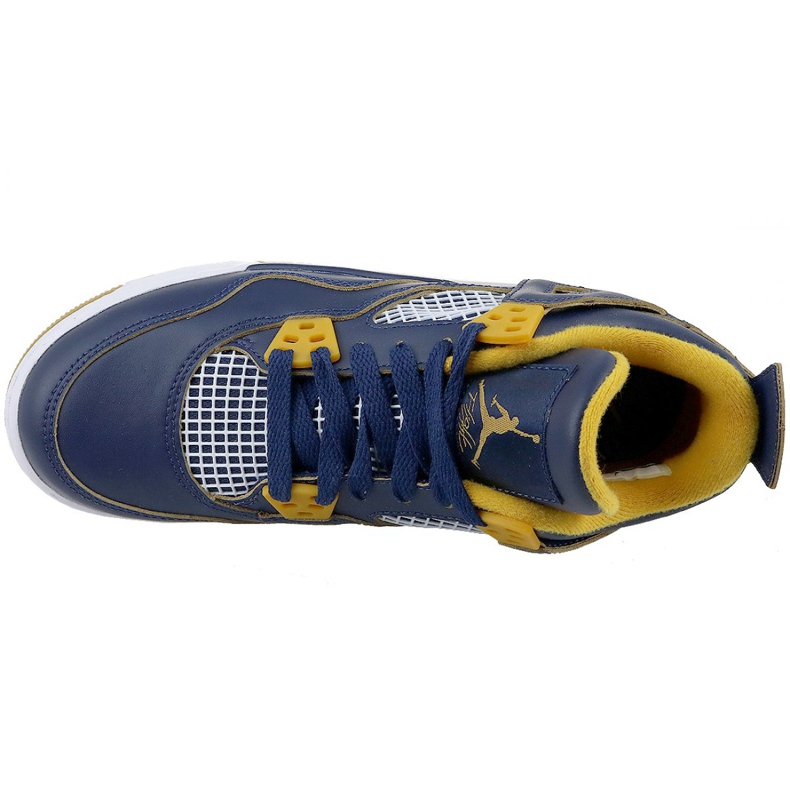 Nike Buty Jordan 4 Retro Bg Jr 408452-425 granatowe 2