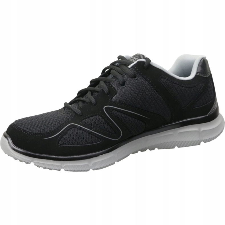 Buty Skechers Satisfaction M 58350-BKGY czarne 1