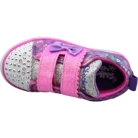 Buty Skechers Sparkle Lite Jr 20147N-PRMT różowe 2