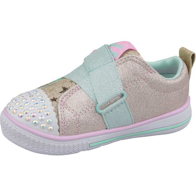 Buty Skechers Twinkle Play Jr 20138N-GDMT wielokolorowe żółte 1