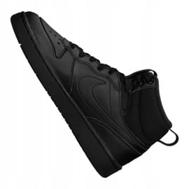 Buty Nike Court Borough Mid 2 Boot (GS) Jr BQ5440-001 czarne 5
