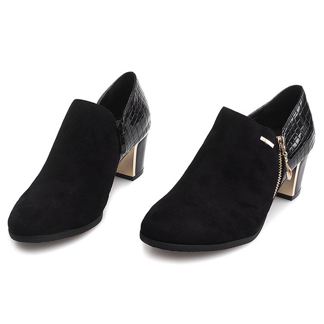 Botki Na Słupku 6661 Czarny czarne 1