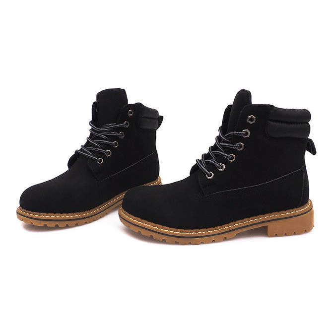 Ocieplane Timberki Trapery H88B Czarny czarne 1