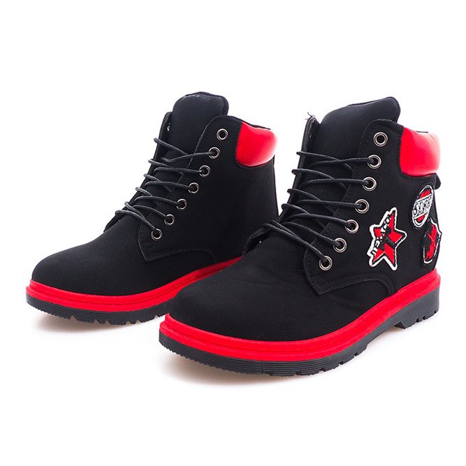 Ocieplane Timberki Trapery SJ1679-1 Czarny czarne 1