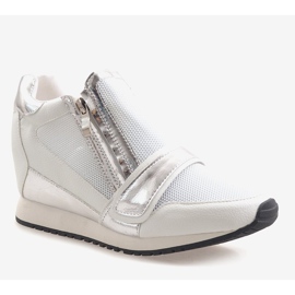 Modne Proste Sneakersy SK48 Biały białe 1