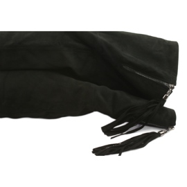 Kozaki zamszowe czarne  Filippo 514 5