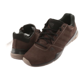 Buty trekkingowe adidas Anzit Dlx M18555 brązowe 3