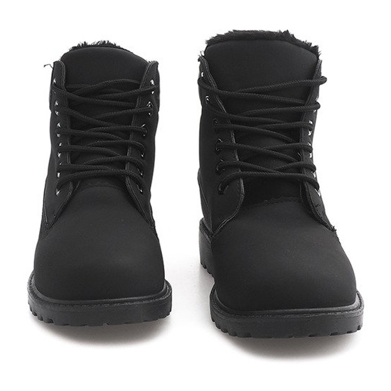 Ocieplane Timberki Trapery 8315-1 Czarny czarne 1