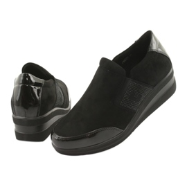 Półbuty czarne na koturnie Sergio Leone 225 3