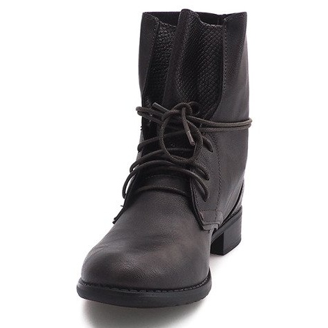 Ekskluzywne Botki 16006-58 Gun zielone 1