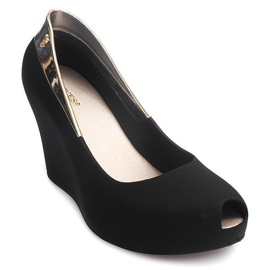 Meliski Na Koturnie Odkryte S22 Czarny czarne 1