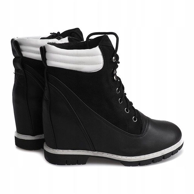 Ocieplane Timberki Na Kotrunie CN865 Czarny czarne 1