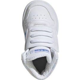 Buty adidas Hoops Mid 2.0 I Jr EE8550 białe 1