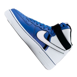 Buty Nike Air Force 1 High LV8 2 Jr CI2164-400 biało-niebieskie białe 1