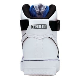 Buty Nike Air Force 1 High LV8 2 Jr CI2164-400 biało-niebieskie białe 4