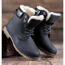 Super Me Ocieplane Traperki czarne 2