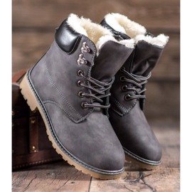 Super Me Ocieplane Traperki szare 2