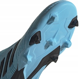 Buty piłkarskie adidas Predator 19.3 Ll Fg Jr EF9039 niebieskie niebieskie 5