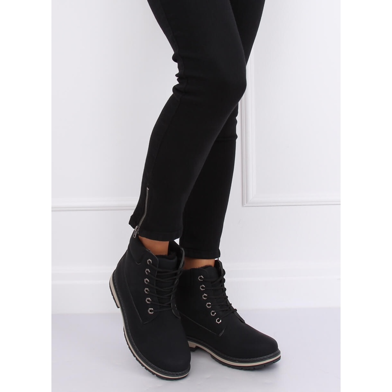 Timberki ocieplane czarne W19-42 Black 2