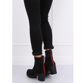 Botki na obcasie czarne M370 Black 1