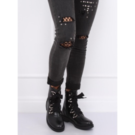 Botki militarne czarne LJ001 Black 1