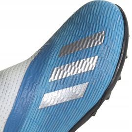 Buty piłkarskie adidas X 19.3 Ll Tf Jr EF9123 niebieskie niebieskie 3