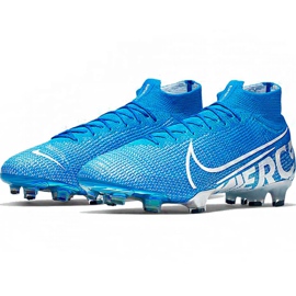Buty piłkarskie Nike Mercurial Superfly 7 Elite Fg M AQ4174-414 niebieskie niebieskie 2