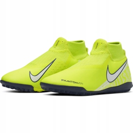 Buty piłkarskie Nike Phantom Vsn Academy Df Tf M AO3269-717 żółte żółte 3