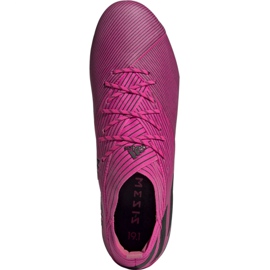 Buty piłkarskie adidas Nemeziz 19.1 Fg M F34407 różowe różowe 2