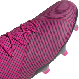 Buty piłkarskie adidas Nemeziz 19.1 Fg M F34407 różowe różowe 3