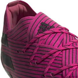 Buty piłkarskie adidas Nemeziz 19.1 Fg M F34407 różowe różowe 4